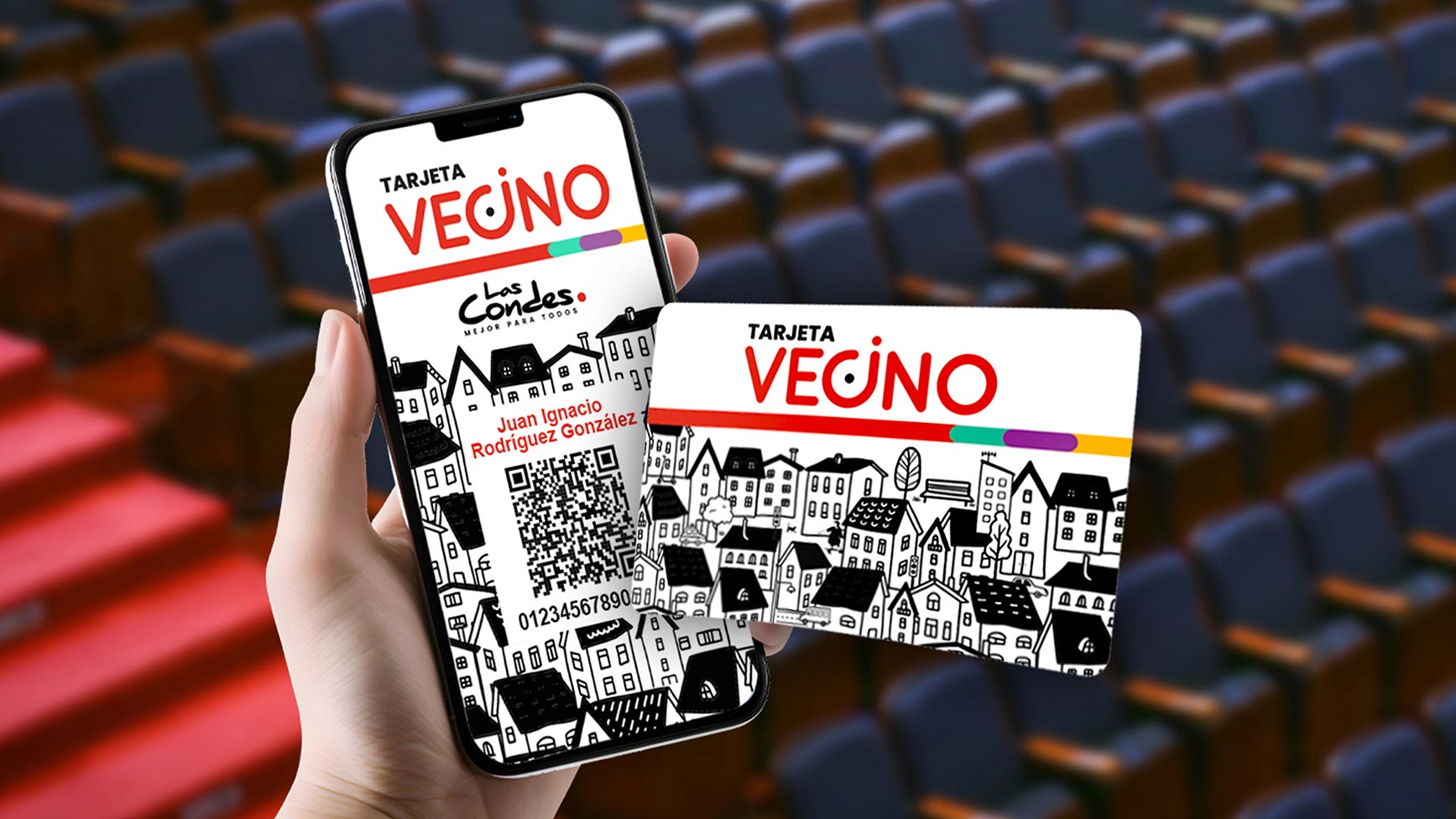 Tarjeta vecino Las Condes